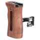 SmallRig 2093 Handle Wooden Universal Side