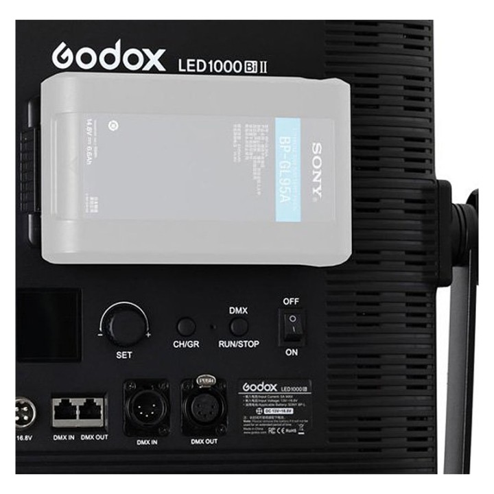 Godox LED 1000BI MKll Bi-Color DMX LED with Barndoors