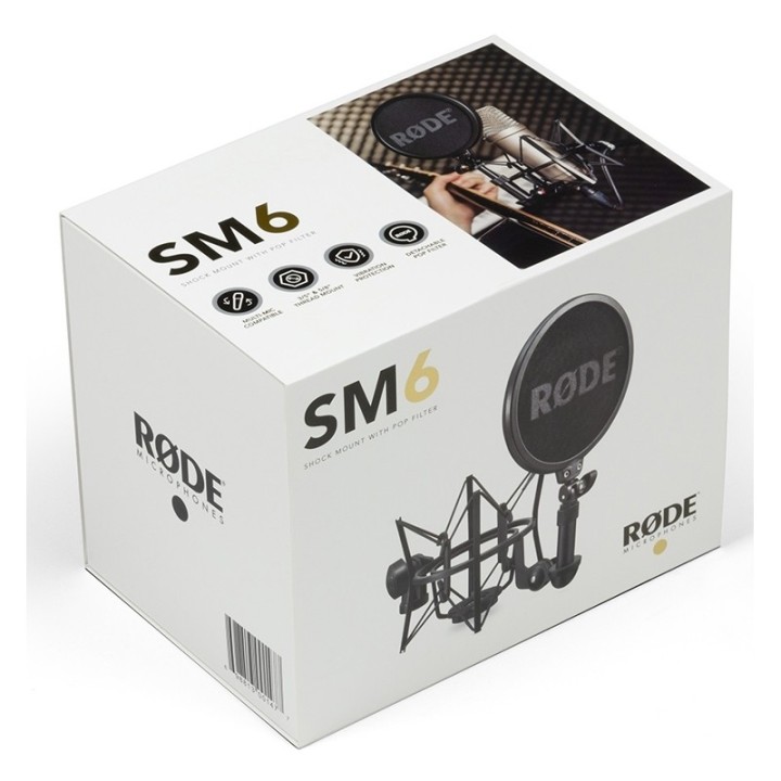 Røde SM6 Shockmount mikrofonholder med pop-filter
