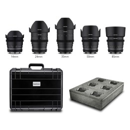 Samyang MF 14/24/35/50/85 MK2 VDSLR kuffert Canon EF