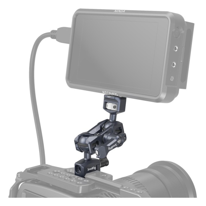 SmallRig 3875 Magic Arm with Dual Ball heads (1/4"-20 Screw and NATO Clamp)