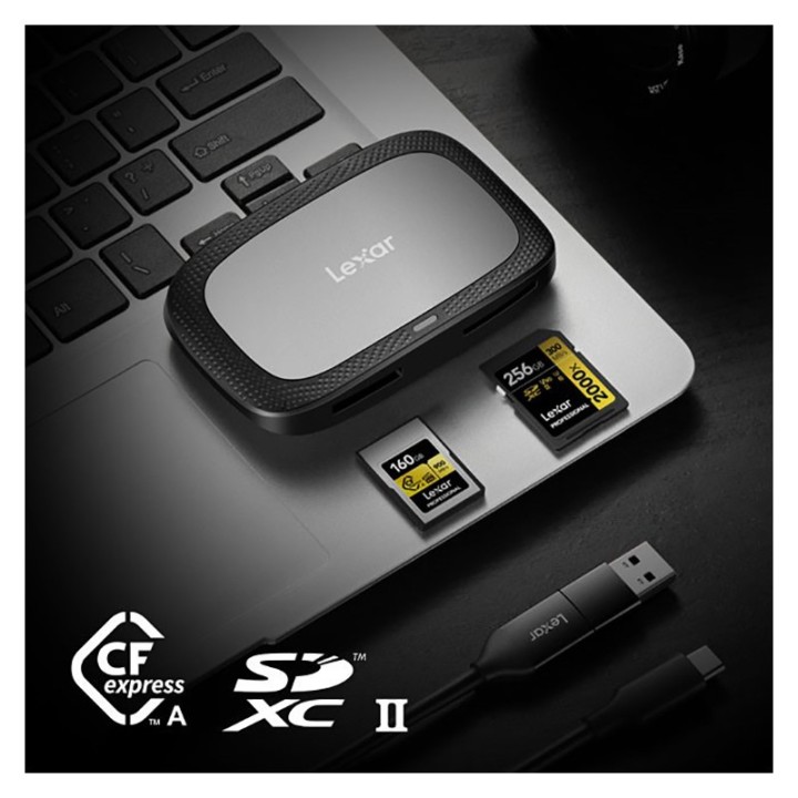 Lexar Cardreader CFexpress Type A / SD UHS-II USB 3.2 Gen2 Reader