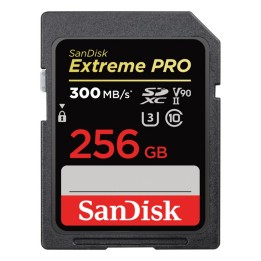 Sandisk 256 GB SDXC Extreme Pro 300MB/s V90 UHS-II