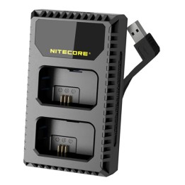 Nitecore USN1 Dual slot USB-lader til Sony NP-FW50