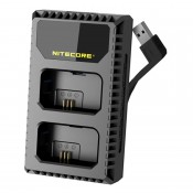 Nitecore USN1 Dual slot USB-lader til Sony NP-FW50