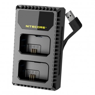 Nitecore USN1 Dual slot USB-lader til Sony NP-FW50