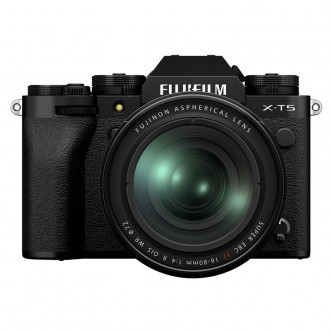 Fujifilm X-T5 kit m/16-80mm f/4 sort