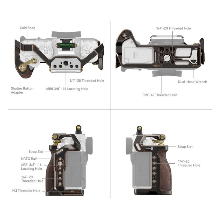 SmallRig 3870 Retro Cage für Fujifilm X-T5