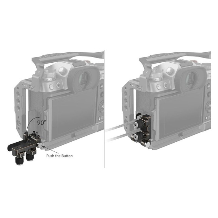 SmallRig 4147 HDMI/USB-C kabelklemme til Fujifilm X-T5 Cages