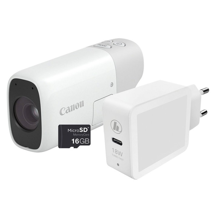 Canon Powershot Zoom Essential kit hvid