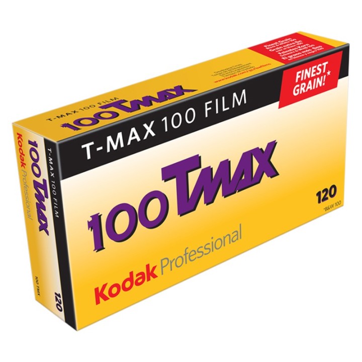 Kodak T-Max TMX 100 120 film, 5-pak