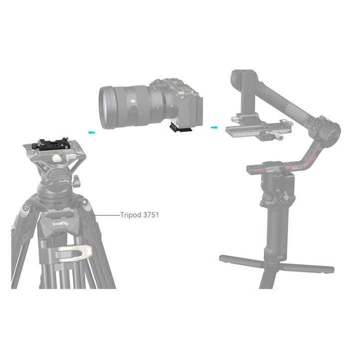 SmallRig 4234 Mount Plate Kit Universal ARCA & Manfrotto compatible