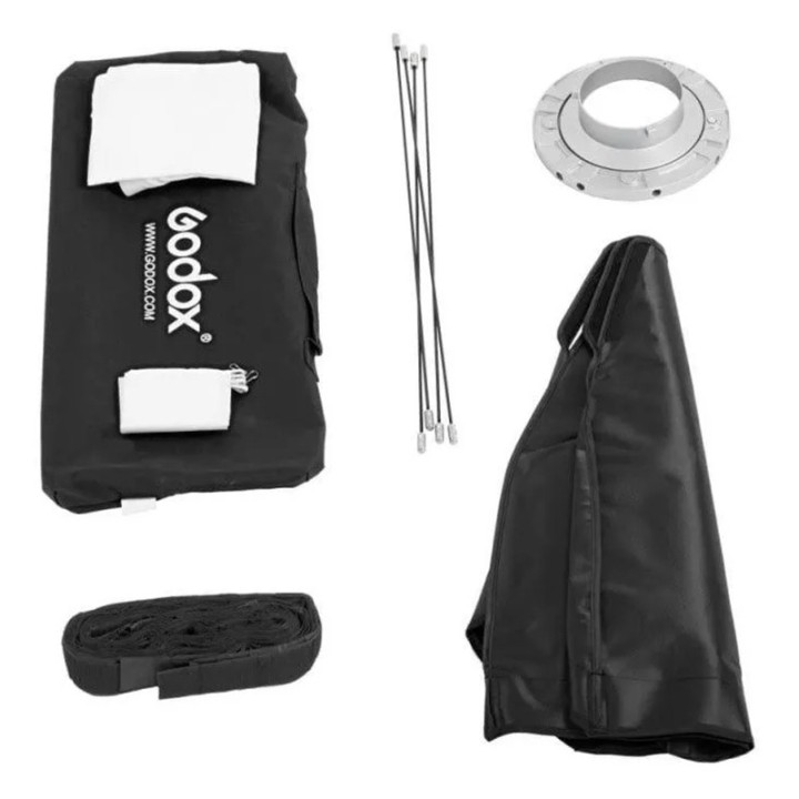 Godox Softbox Bowens Mount + grid 30x120cm