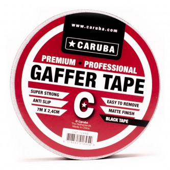 Caruba Gaffer Tape Nano Roll 7mtr x 2.4cm Black