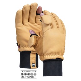 Vallerret Hatchet Leather Photography Glove Natural L