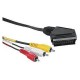 Hama scart til phono videokabel, 2 meter