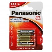 Panasonic Batterier AAA ProPower Alkaline 4 pak