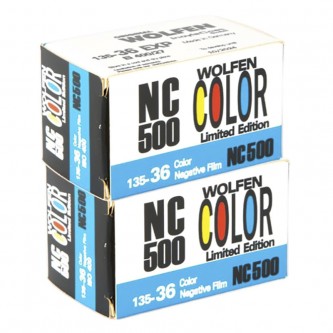 Wolfen NC500 farve-negativ film 400 iso dobbeltpakke