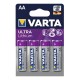 Varta Ultra Lithium Mignon AA batteri 4 styk