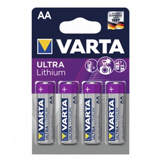 Varta Ultra Lithium Mignon AA batteri 4 styk