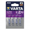Varta Ultra Lithium Micro AAA batteri 4 styk
