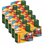 Kodak engangskamera Fun Saver Flash 27+12 10 stk.