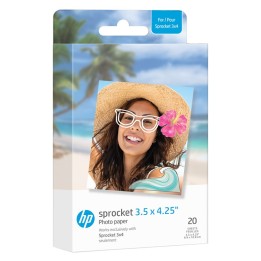 HP Sprocket Zink paper 3,5x4,25 20 styk