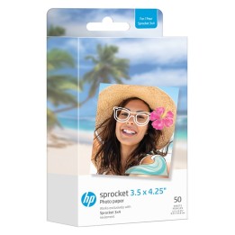 HP Sprocket Zink paper 3,5x4,25 50 styk