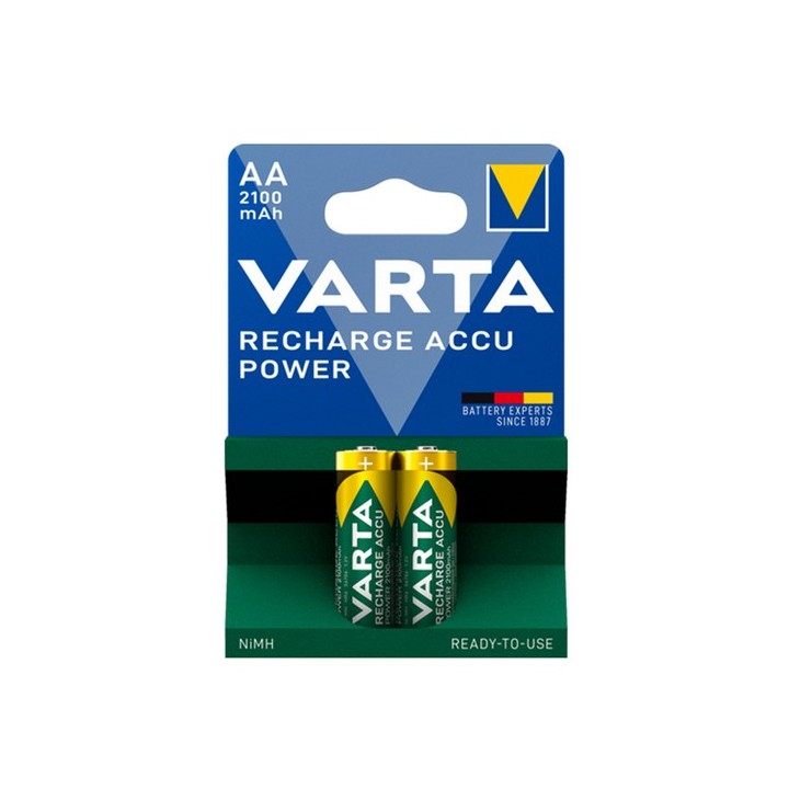 Varta Genopladelig AA NiMH 2 pak