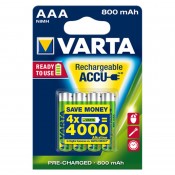 Varta Genopladelig AAA NiMH 4 pak
