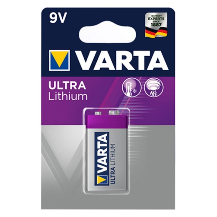 Varta Ultra Lithium 9V blok batteri