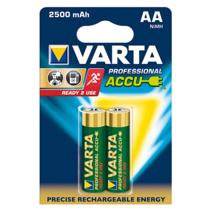 Varta Genopladelig Mignon AA NiMH Akku 2 pak
