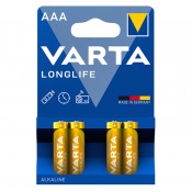 Varta Longlife Micro AAA batteri 4 pak