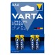Varta Longlife Power Micro AAA batteri 4 pak