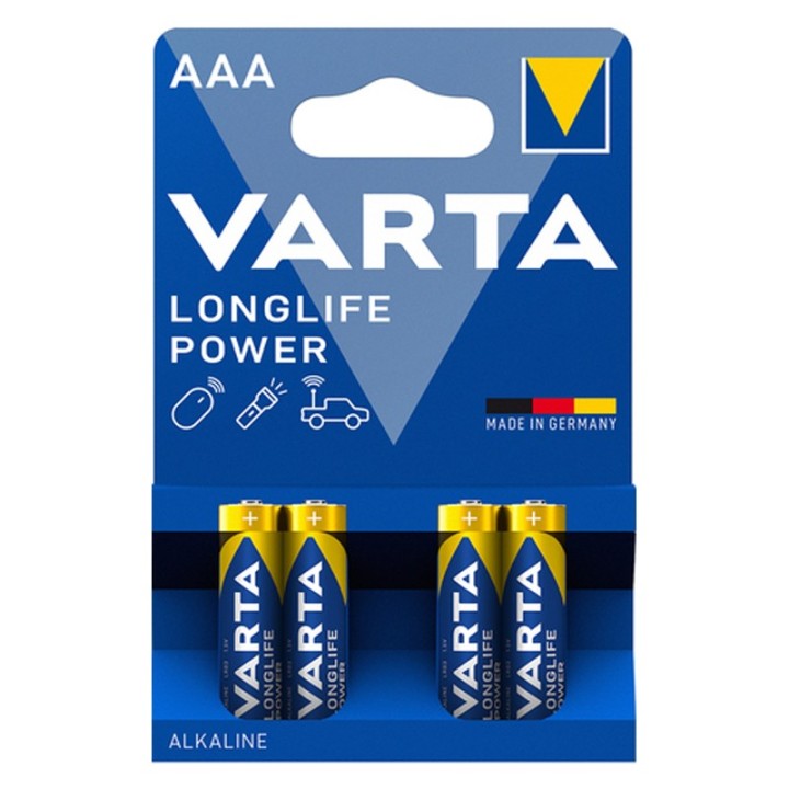 Varta Longlife Power Micro AAA batteri 4 pak