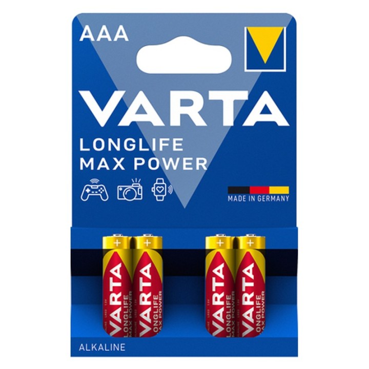 Varta Longlife Max Micro AAA batteri 4 pak