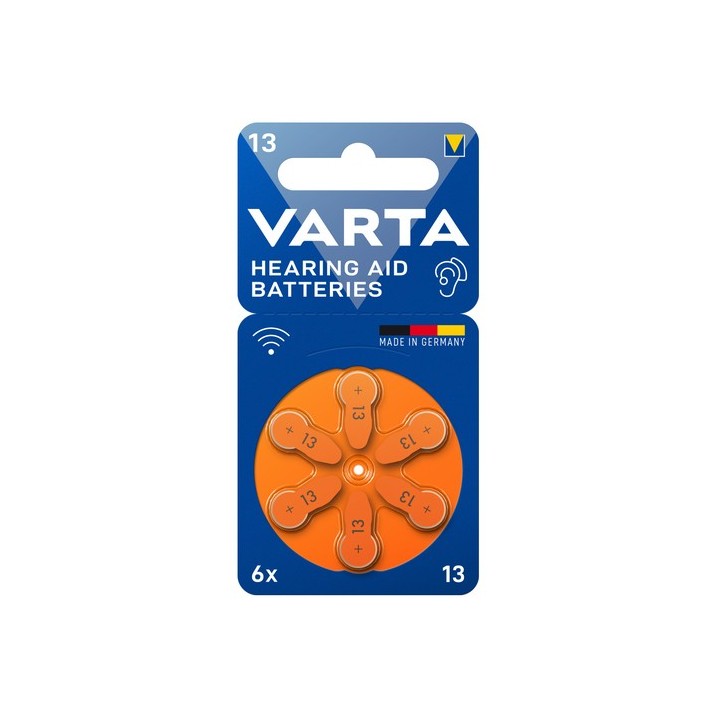 Varta Hearing Aid 13 Batterier 6 pak