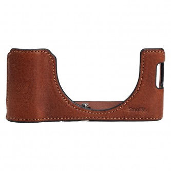 SmallRig 4699 Leather Half Case til Fuji X100VI brun