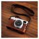 SmallRig 4699 Leather Half Case til Fuji X100VI brun