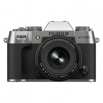 Fujifilm X-T50 sølv kit m/16-50mm