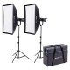 Nanlite FS-300B Bi-Colour 2 light kit with stand