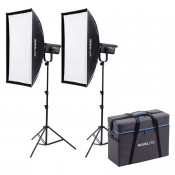 Nanlite FS-300B Bi-Colour 2 light kit with stand