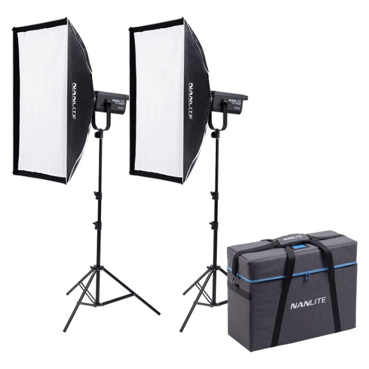 Nanlite FS-300B Bi-Colour 2 light kit with stand