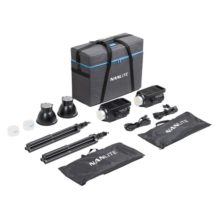 Nanlite FS-300B Bi-Colour 2 light kit with stand