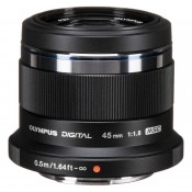 Olympus M.Zuiko 45mm f/1.8 sort