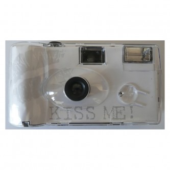 Engangskamera med "Kiss Me"-tema til 27 fotos