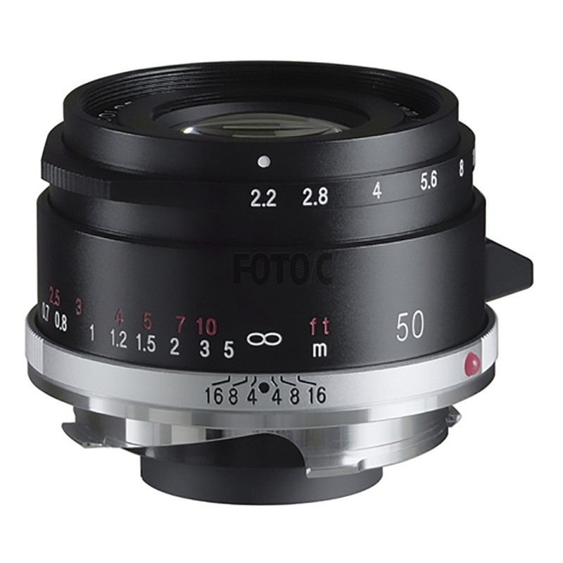 Voigtländer Color-Skopar 50mm f/2.2 VM sort