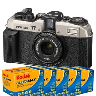 Pentax 17 Dark Silver analog kamera