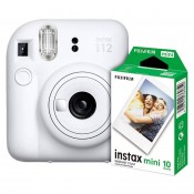 Fuji Instax mini 12 clay-white + 10 Instant film