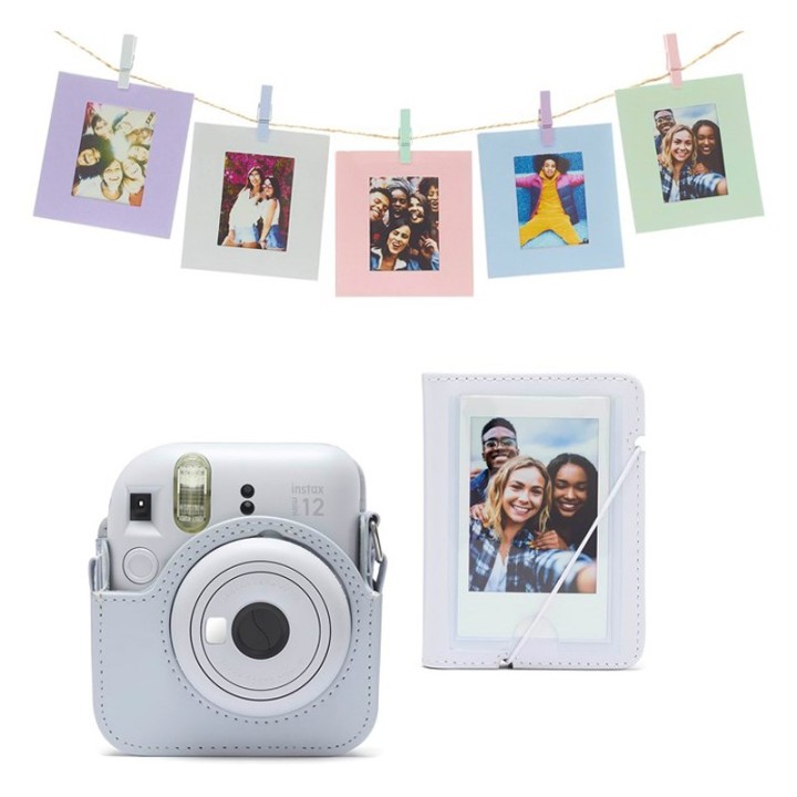 Fujifilm Instax Mini 12 Accessory Kit Clay-White